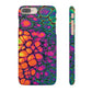 Bespattered Facade Neon Butterfly Snap Case