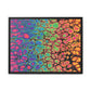 Bespattered Facade Neon Goodness Framed Canvas Art Print | 3 Frame Colors | Multiple Sizes
