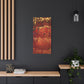 Bespattered Facade Fluid Art Abstract Painting Stretched Matte Canvas Art Prints | Multiple Sizes
