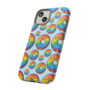 Bespattered Facade Rainbow Sprinkle Donut Tough Case