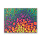 Bespattered Facade Neon Butterfly Framed Canvas Art Print | 3 Frame Colors | Multiple Sizes
