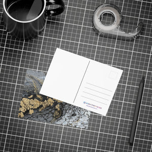 Bespattered Facade You're Golden Postcards (no envelopes) | Sets of 10, 30, or 50