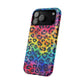 Bespattered Facade Rainbow Watercolor Leopard MagSafe Tough Case