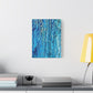 Bespattered Facade Fluid Art Abstract Painting Stretched Matte Canvas Art Prints | Multiple Sizes