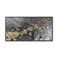 Bespattered Facade You're Golden Framed Canvas Art Print | 3 Frame Colors | Multiple Sizes