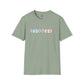 Bespattered Facade Colorful Indoorsy Unisex Softstyle T-Shirt