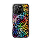 Bespattered Facade Rainbow Paint Splatter Leopard MagSafe Clear Impact Cases