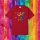 Bespattered Facade Rainbow Wake Up Colorful LGBTQ+ Pride Premium Unisex Comfort Colors Garment Dyed 100% Cotton T-Shirt