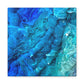 Bespattered Facade Resin Petri Macro Photograph Stretched Matte Canvas Art Prints | Multiple Sizes