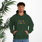 Bespattered Facade "Rainbow Is the New Black" Colorful Embroidered Unisex Heavy Blend™ Hooded Sweatshirt