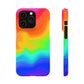 Bespattered Facade Rainbow Heat Map Snap Case
