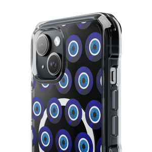 Bespattered Facade Evil Eye Symbol MagSafe® Clear Impact Cases