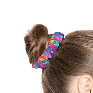 Bespattered Facade Rainbow Flow Scrunchie