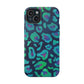 Bespattered Facade Emerald Leopard Impact-Resistant Case
