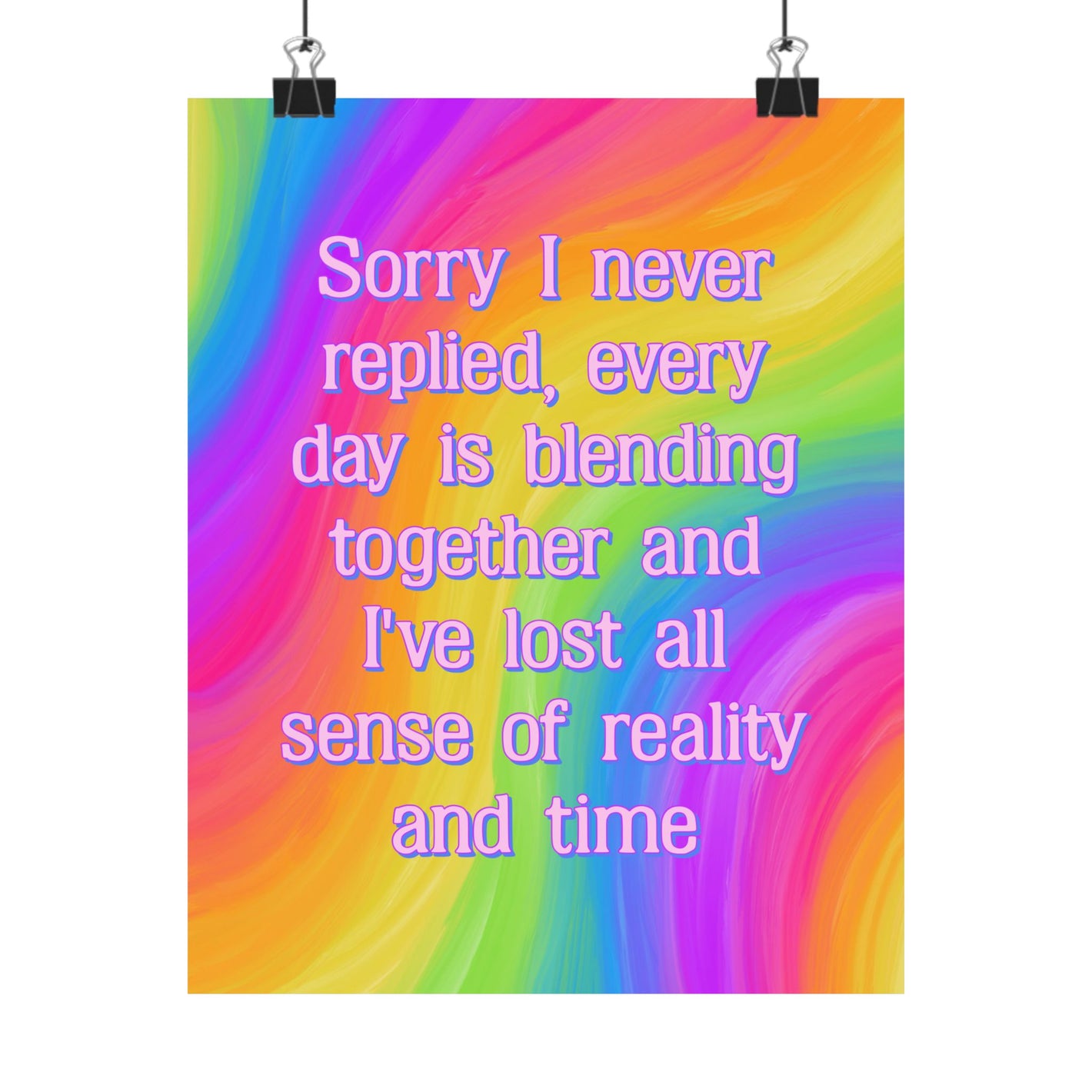 Bespattered Facade "Sorry I Never Replied" Giclée Archival Matte Paper Prints
