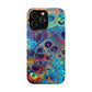 Bespattered Facade Intergalactic Rainbow Impact-Resistant Case