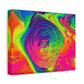 Bespattered Facade Fluid Art Abstract Painting Stretched Matte Canvas Art Prints | Multiple Sizes