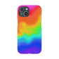 Bespattered Facade Rainbow Heat Map Snap Case