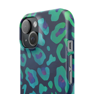 Bespattered Facade Emerald Leopard Slim Case