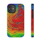 Bespattered Facade Rainbow Vortex Impact-Resistant Case