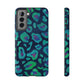 Bespattered Facade Emerald Leopard Impact-Resistant Case