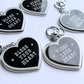 Bless Your Heart Glitter KeyChain