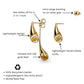 Interchangeable Double Drop Earrings