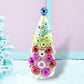 13" Rainbow Bottlebrush Ball Tree by December Diamonds