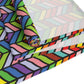 Bespattered Facade Rainbow Chevrons Table Runner (2 sizes)