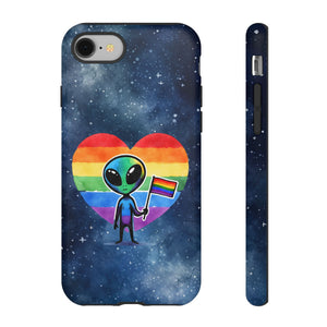 Bespattered Facade Rainbow Extraterrestrial Pride Tough Case