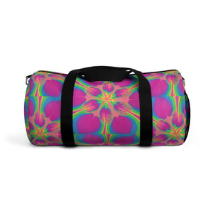 Bespattered Facade Flower Power Duffel Bag | 2 Sizes