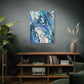 Bespattered Facade Fluid Art Abstract Painting Stretched Matte Canvas Art Prints | Multiple Sizes
