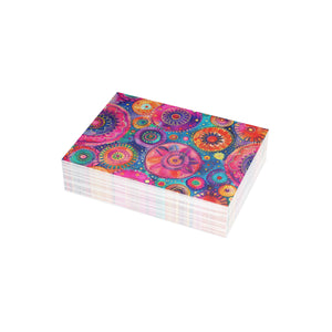 Bespattered Facade Colorful Circles Postcards (no envelopes) | Sets of 10, 30, or 50