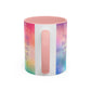 Bespattered Facade Treat Yourself Pastel Rainbow Mug | Three Colors | 11oz or 15oz