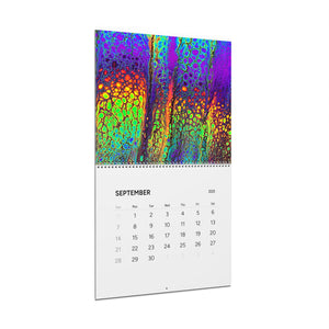 Bespattered Facade 2025 Colorful 14" x 11.5" Wall Calendar