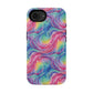 Bespattered Facade Rainbow Nebula Impact-Resistant Case