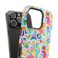 Bespattered Facade Rainbow Doodles Impact-Resistant Case