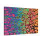 Bespattered Facade Neon Goodness Stretched Matte Canvas Art Prints | Multiple Sizes
