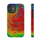 Bespattered Facade Rainbow Vortex Impact-Resistant Case