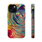 Bespattered Facade Rainbow Rings Abstract Art MagSafe Tough Case