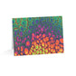 Bespattered Facade Neon Butterfly Greeting Cards | Sets of 1, 10, 30, or 50