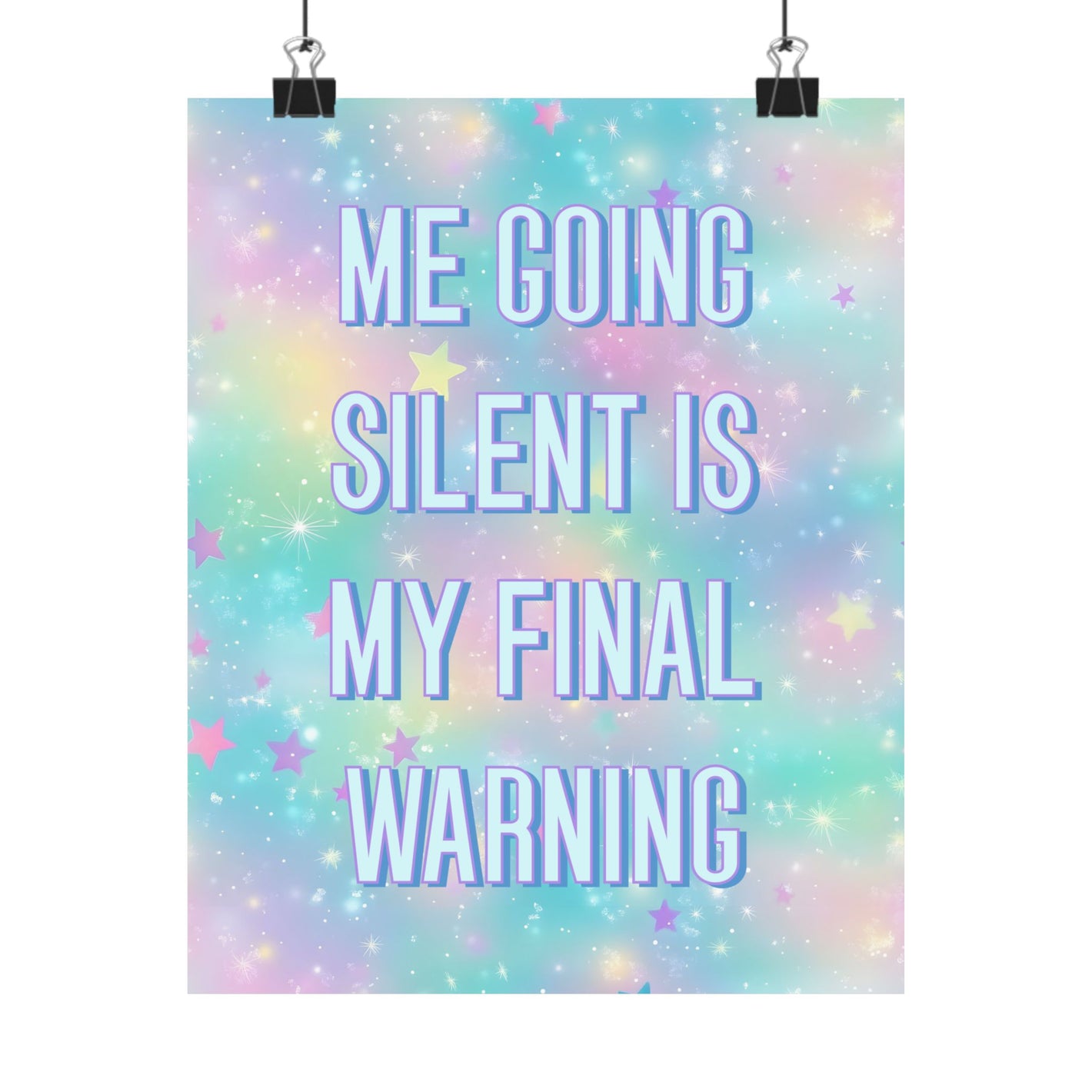 Bespattered Facade "Final Warning" Giclée Archival Matte Paper Prints