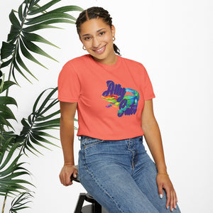 Bespattered Facade Rainbow Ally Gator Colorful LGBTQ+ Pride Premium Unisex Comfort Colors Garment Dyed 100% Cotton T-Shirt