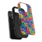 Bespattered Facade Bright Rainbow Flowers Impact-Resistant Case