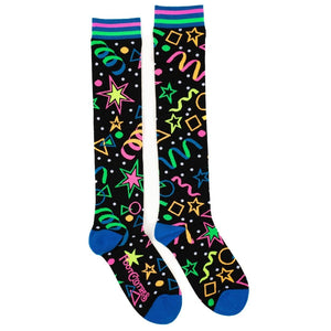 Skate Rink Carpet Knee High Socks - UV Reactive