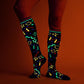 Skate Rink Carpet Knee High Socks - UV Reactive