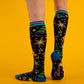 Skate Rink Carpet Knee High Socks - UV Reactive