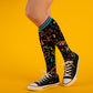 Skate Rink Carpet Knee High Socks - UV Reactive