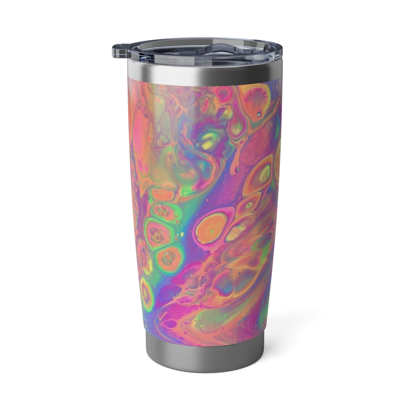 Bespattered Facade Rainbow Sherbet Vagabond Spill-Resistant Lid Stainless-Steel Tumbler 20oz