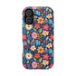 Bespattered Facade Colorful Flowers Impact-Resistant Case